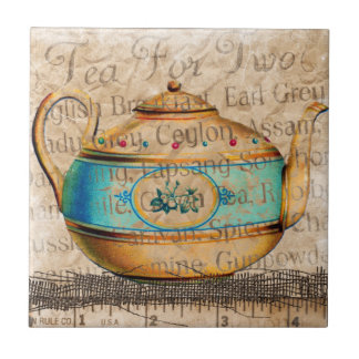 Antique Tea Pot Tegeltje