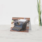 Antique Typewriter Notecard Kaart (Voorkant)