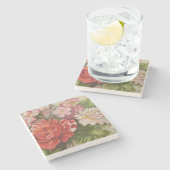 Antique Valentine's Day, L. Prang & Co., 1882  Stenen Onderzetter (Zijkant)