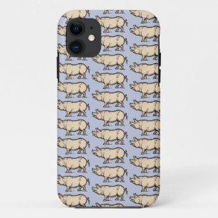 Antique Varken Illustratie Cute Vintage Case-Mate iPhone Case
