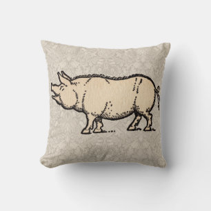 Antique Varken Illustratie Cute Vintage Kussen