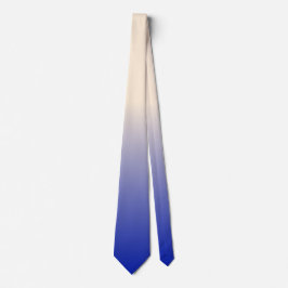 Antique Wit en Blauwe Ombre Kleuren Stropdas