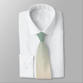 Antique Wit en Wintergroene Ombre Kleuren Stropdas (Gebonden)