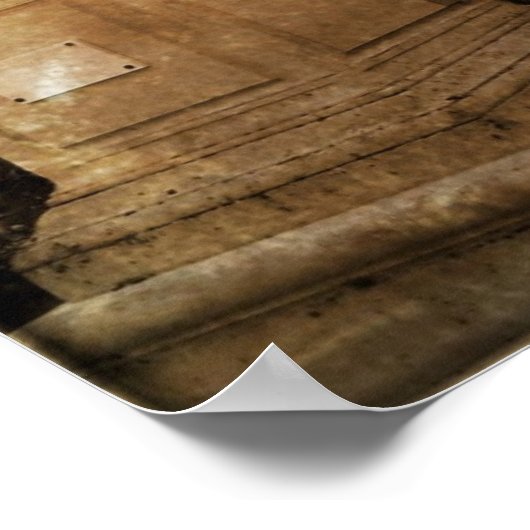 Antiqued Paris, Frankrijk Poster (Hoek)