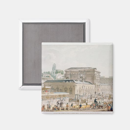 Antiquiteiten gevonden in Herculaneum Magneet (Voorkant / Achterkant)