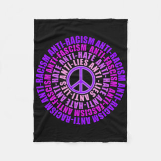 Antiracisme Fascisme leugens Haat Verzet Stemmen S Fleece Deken