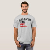 Antiracisme is het absolute minimum t-shirt (Voorkant volledig)