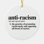 antiracisme keramisch ornament (Voorkant)