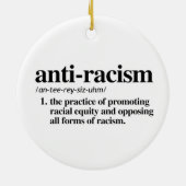 antiracisme keramisch ornament (Achterkant)