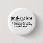 antiracisme ronde button 3,2 cm (Voorkant)