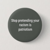 antiracisme ronde button 5,7 cm (Voorkant)
