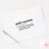 antiracisme ronde sticker (Envelop)