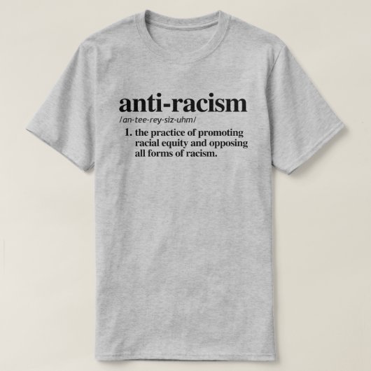antiracisme t-shirt (Design voorkant)