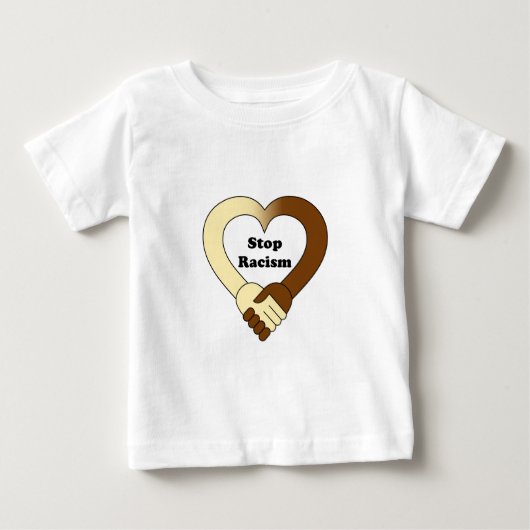 Antiracismehanddruk logo shirt (Voorkant)