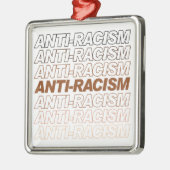 antiracismepatroon metalen ornament (Links)