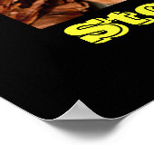 antiroken poster gele woorden (Hoek)