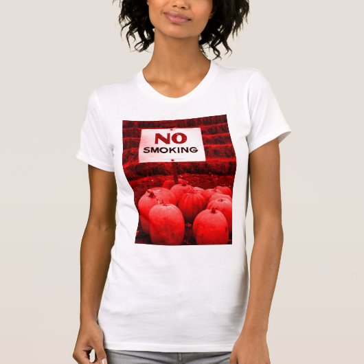 Antirokerpompoenen - Rood Tint T-shirt (Voorkant)