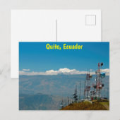 Antisana vulcano en masten, Quito, Ecuador Briefkaart (Voorkant / Achterkant)