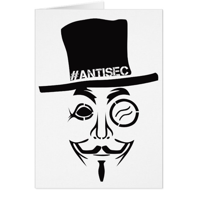 AntiSec AntiSecurity Hacker-Logo (Voorkant)