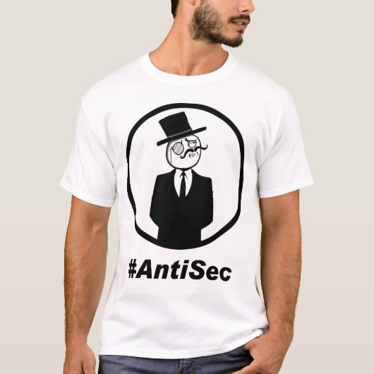 #AntiSec LOGO - W T-shirt (Voorkant)