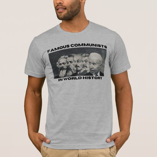 Antisemeerbiedwaardige communisten in de wereldges t-shirt (Voorkant)