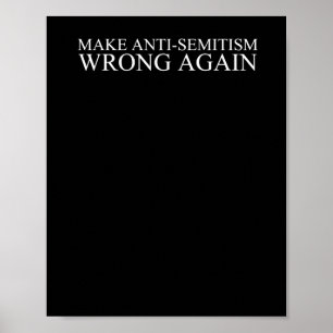 Antisemitisme weer fout poster