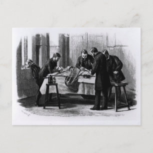 Antiseptische chirurgie, 1882 briefkaart