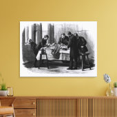 Antiseptische chirurgie, 1882 canvas afdruk (Insitu (Woonkamer))