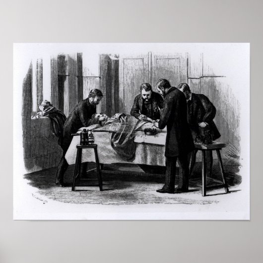 Antiseptische chirurgie, 1882 poster (Voorkant)