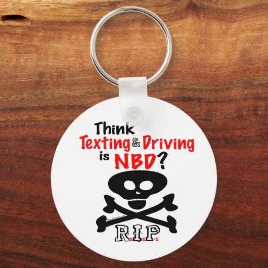 Antisms tijdens het rijden op Sleutelhanger (Voorkant)