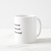 Antisociaal Antisocool Grappige Introvert Quote Un Koffiemok (Voorkant rechts)