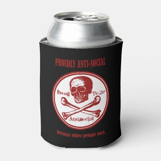 antisociaal blikjeskoeler (Blikje Voorkant)