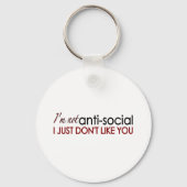 antisociaal sleutelhanger (Voorkant)