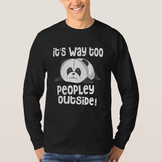 Antisociaal voor mannen, antisociale intropen t-shirt (Voorkant)