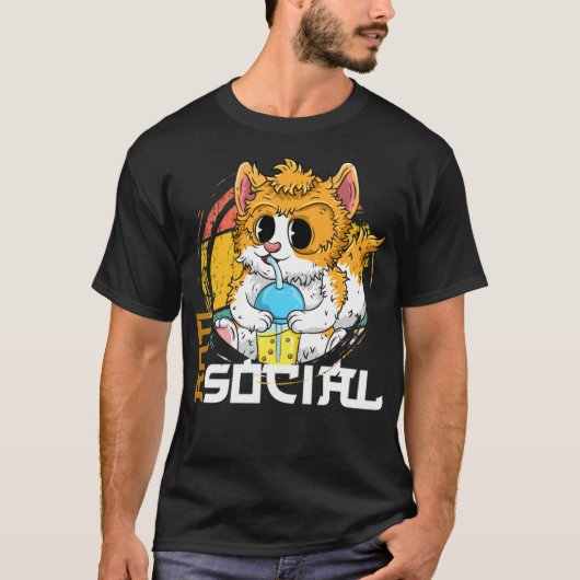 Antisociaal western show springen t-shirt (Voorkant)
