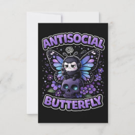 Antisocial Butterfly Bedankkaart