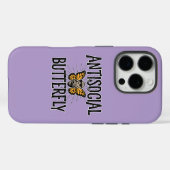 Antisocial Butterfly - grappige kluizenaar Case-Mate iPhone Case (Achterkant (horizontaal))