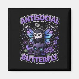 Antisocial Butterfly Magneet