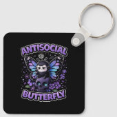 Antisocial Butterfly Sleutelhanger (Achterkant)