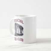 Antisocial Fence Club - Grappig Sarcastisch Ontwer Koffiemok (Voorkant links)