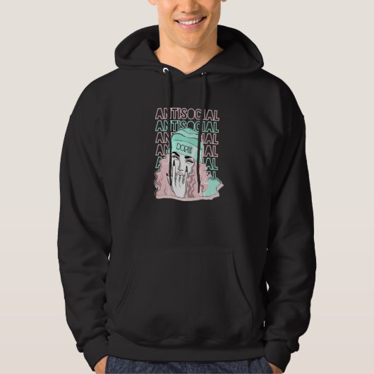 Antisocial Girl Easter 5s Matching Hoodie (Voorkant)