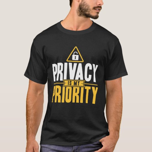 Antisocial Privacy is my priority Introvert T-shirt (Voorkant)