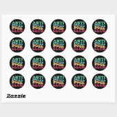 Antisociale Boek Club Ronde Sticker (Vel)
