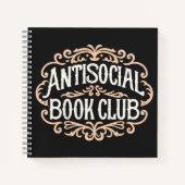 Antisociale boekenclub notitieboek (Voorkant)