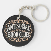 Antisociale boekenclub sleutelhanger (Achterkant)