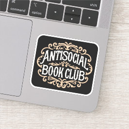 Antisociale boekenclub sticker