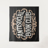 Antisociale boekenclub wandkleed (Voorkant)