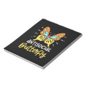 Antisociale Butterfly Notitieblok (Linkerzijde)