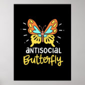 Antisociale Butterfly Poster (Voorkant)