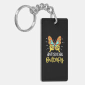 Antisociale Butterfly Sleutelhanger (Voorkant Links)